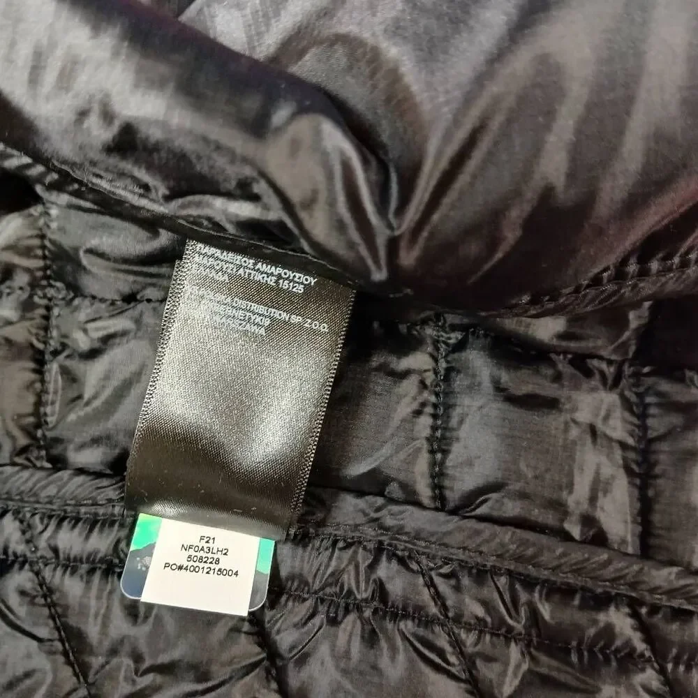 North face Mens thermoball trekker jacket lightweight packable coat black